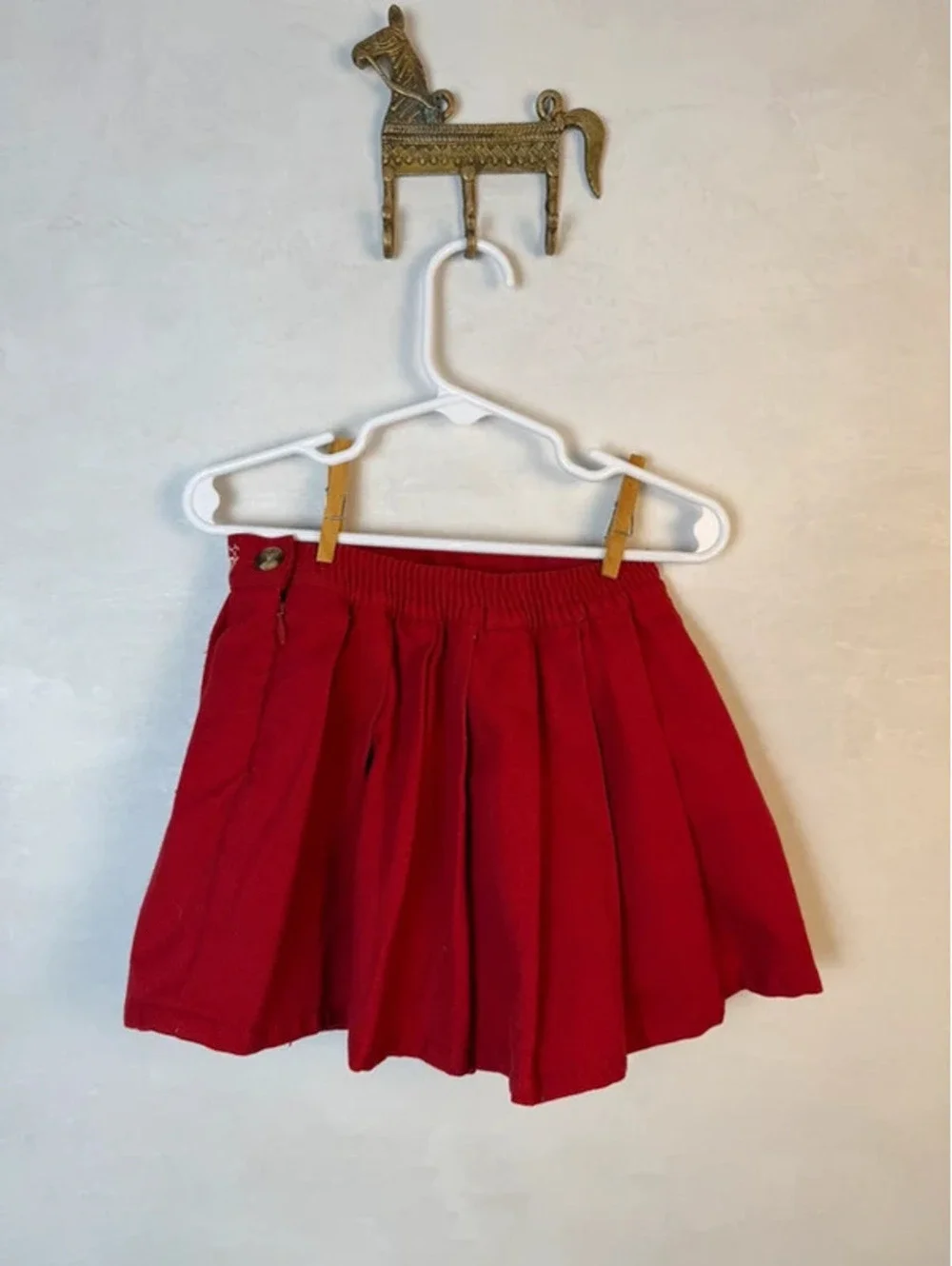 Gymboree red pleated skort size 4T